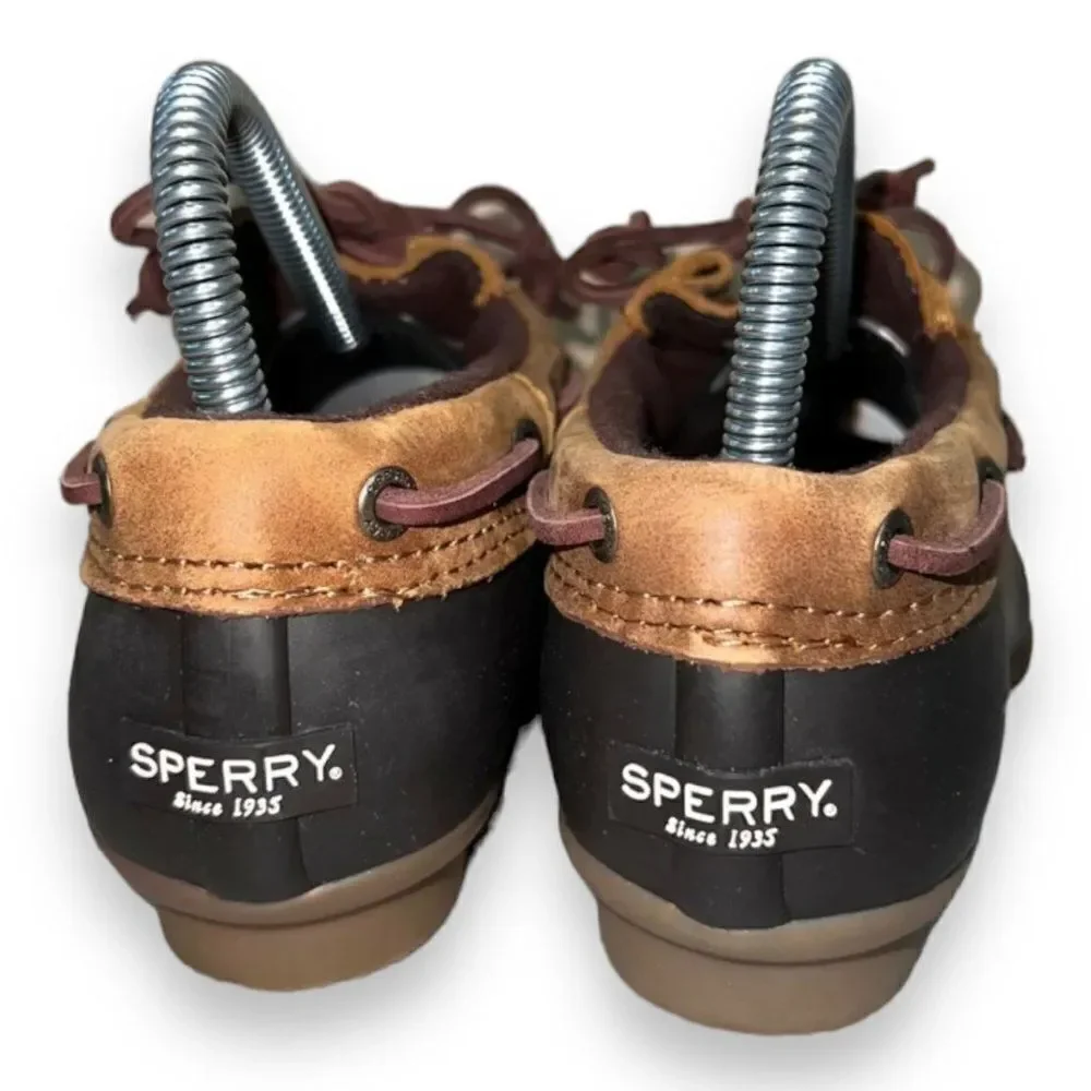 Sperry Top-Sider Heron‎ Duck Shoes Brown STS95898 Women's 5.5